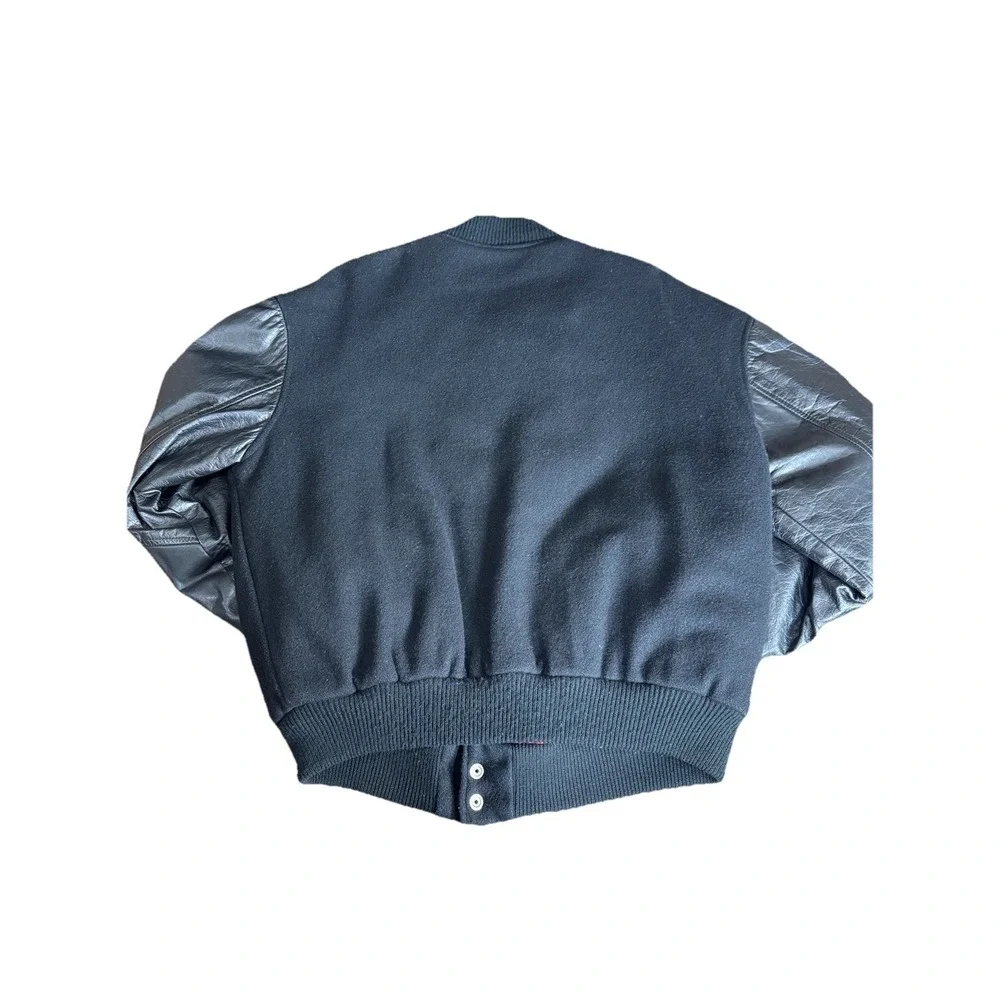 VTG Rare 88' Hit Blitz Team Paramount Varsity Jacket Leather Wool Bomber RetroXL